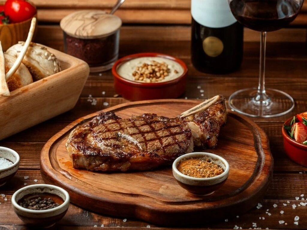 Perfectly grilled Argentine steak served on tour, highlighting local cuisine and Argentina’s premium beef.