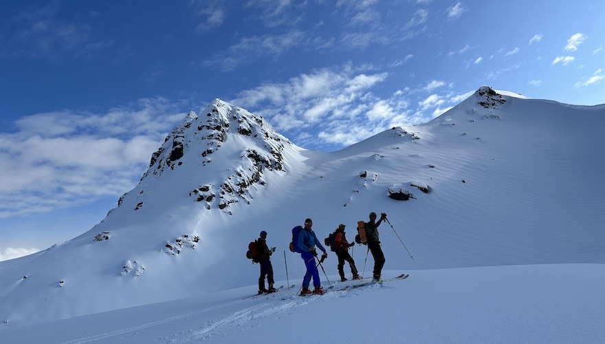 backcountry ski touring lofoten norway