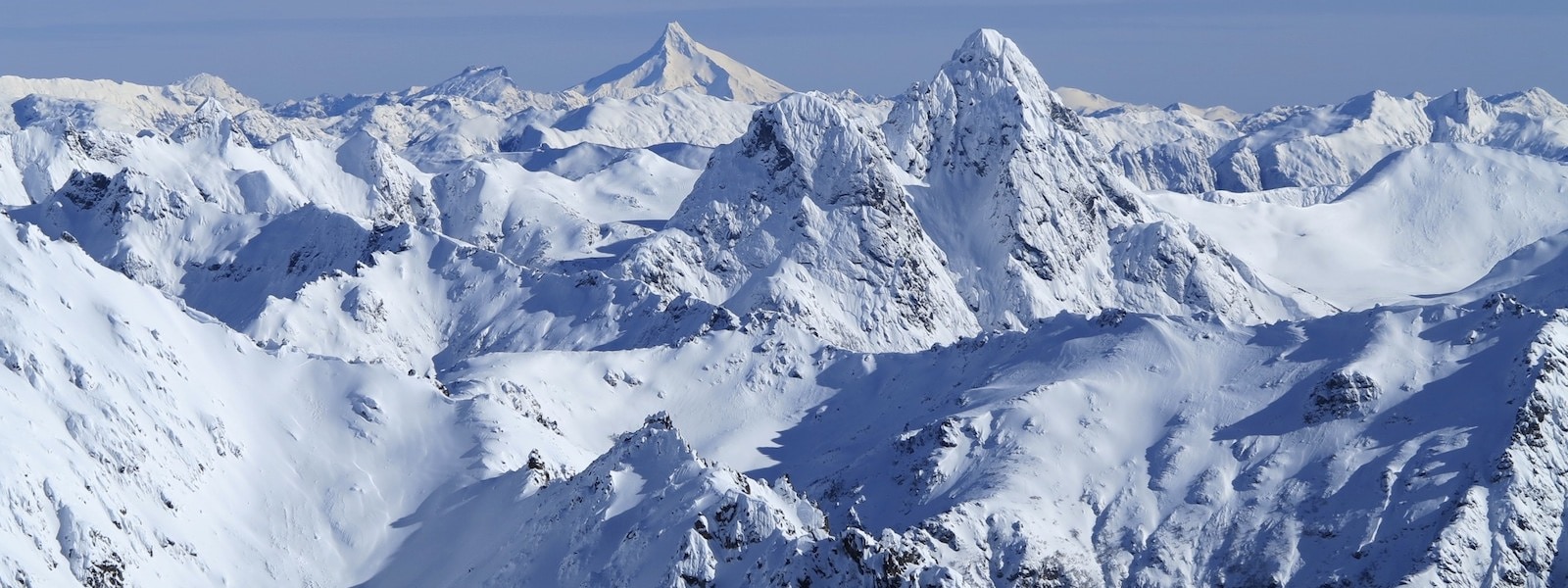 view from cerro catedral ski resort in bariloche