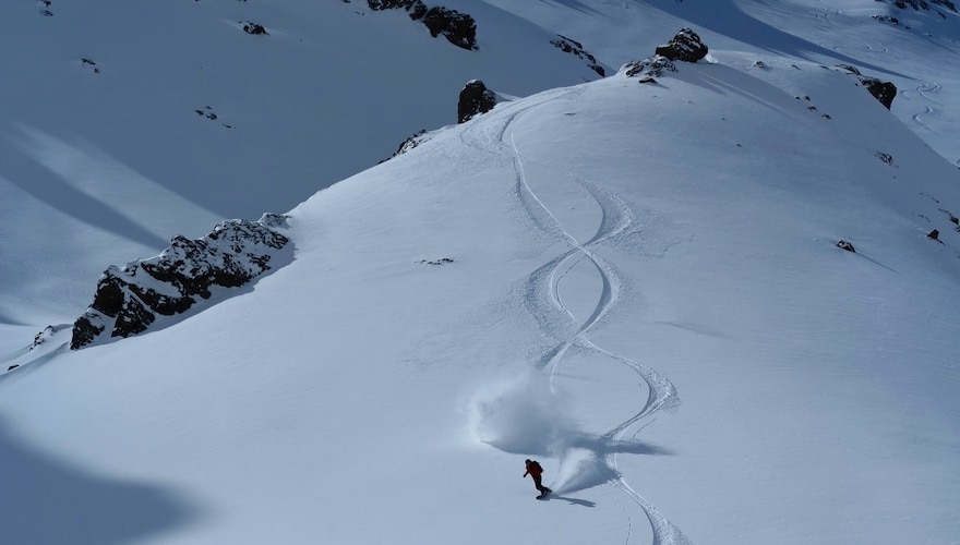 Chile backcountry skiing and snowboarding
