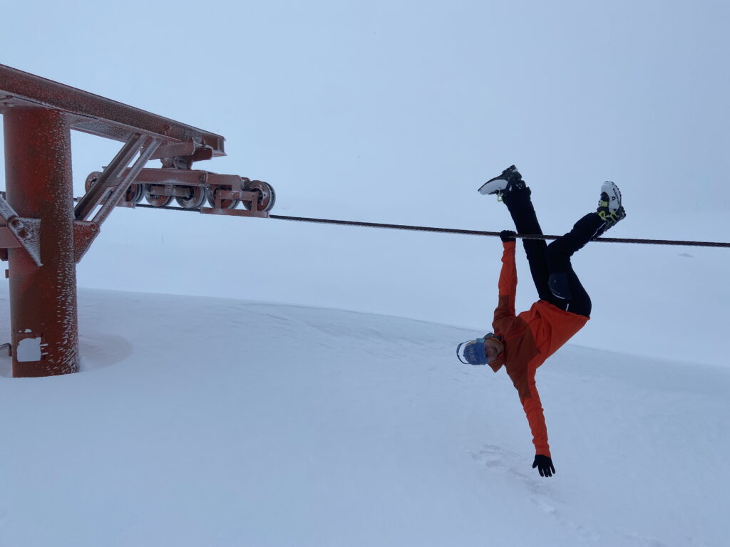 Chile's deep snowpack on the Villarrica volcano