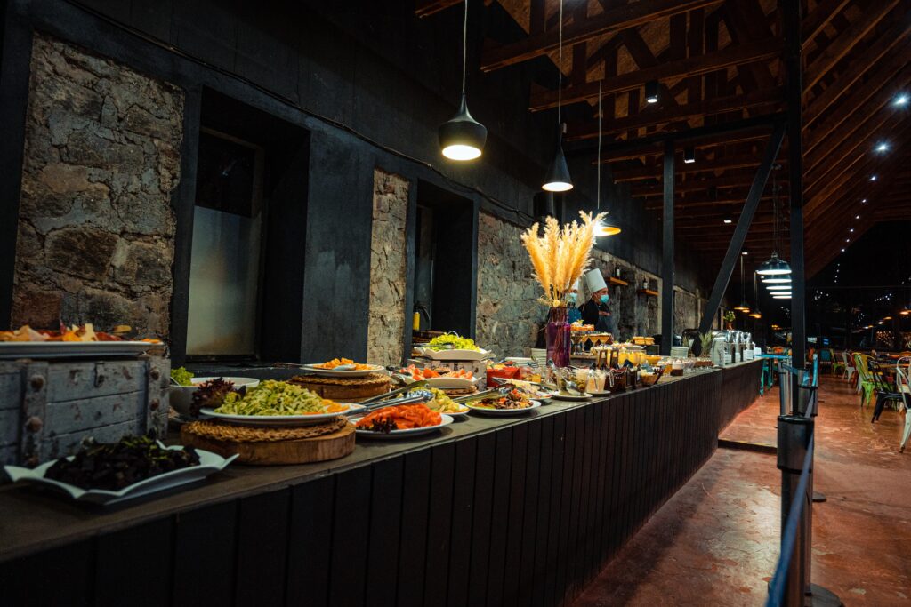 Nevados de Chillan dinner buffet