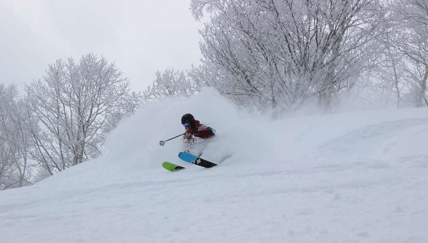 japan powder skiing in hakuba vs hokkaido