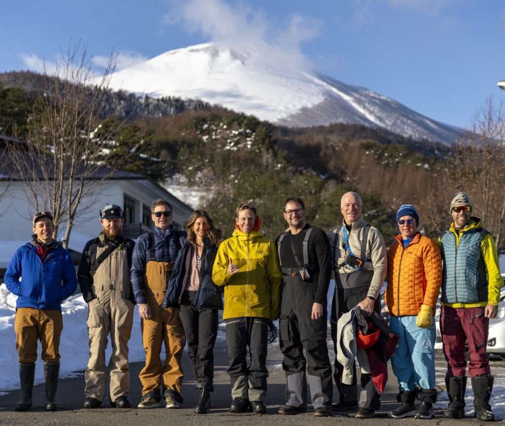Iwate ski tour guests exploring Japan with PowderQuest