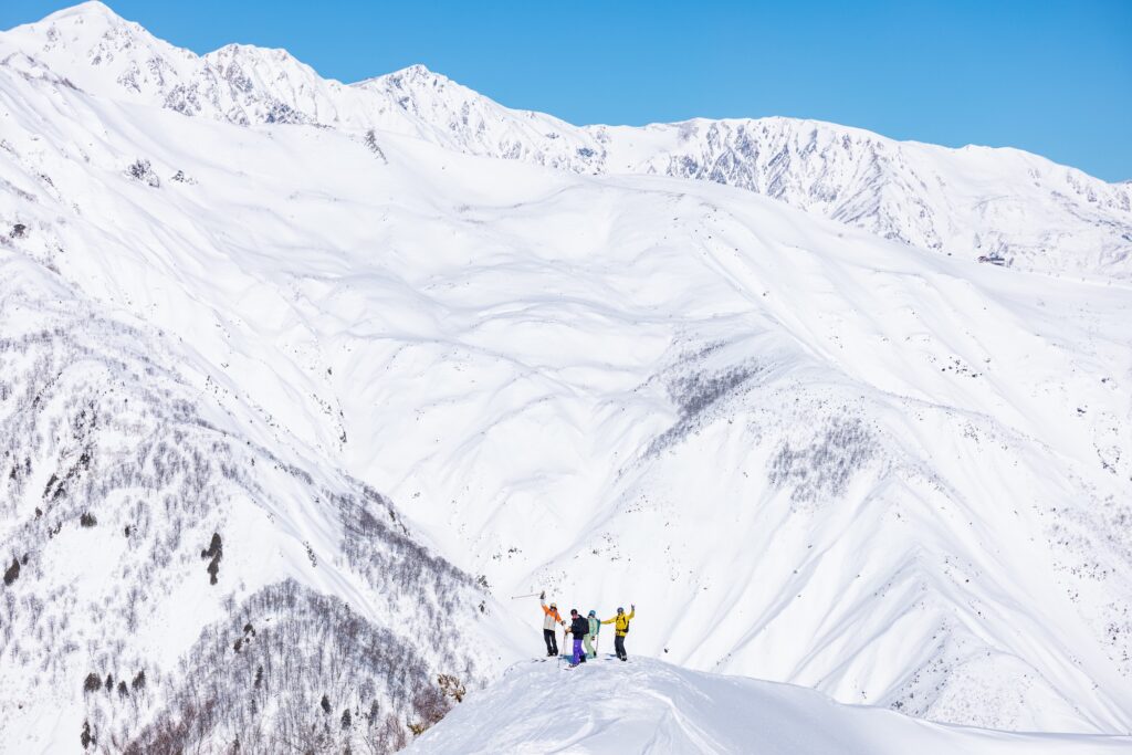 The stunning Japanese Alps of Hakuba with PowderQuest Tours