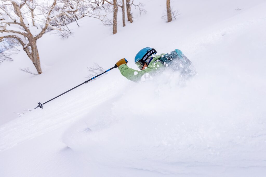 Myoko powder skiing