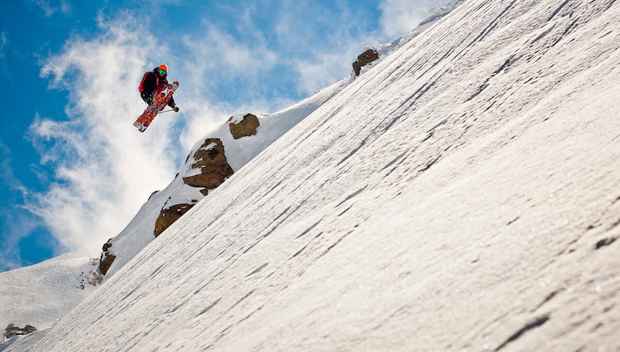 Chris Benchetler skiing valle nevado with powderquest