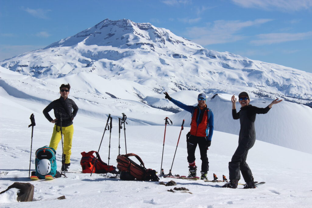 PowderQuest guests volcano trip chile